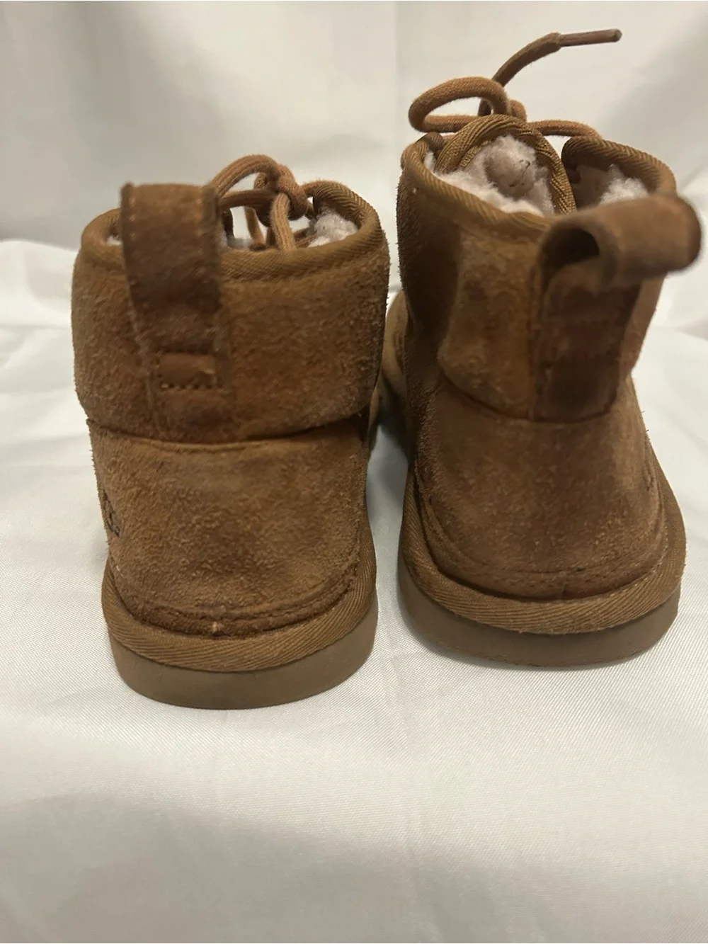Women’s Brown Suede Lace-Up Casual Boots